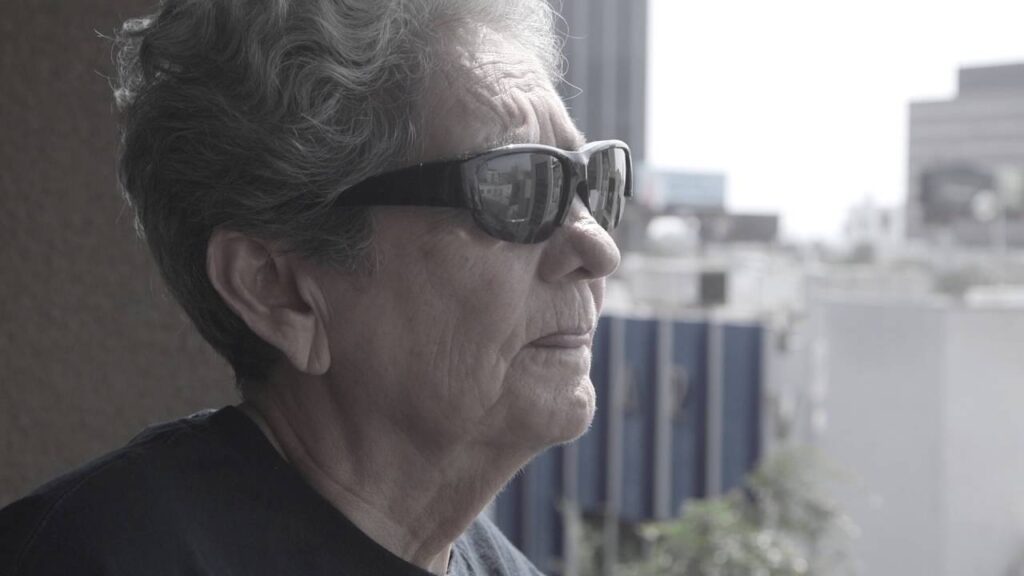 old woman wearing sunglasses