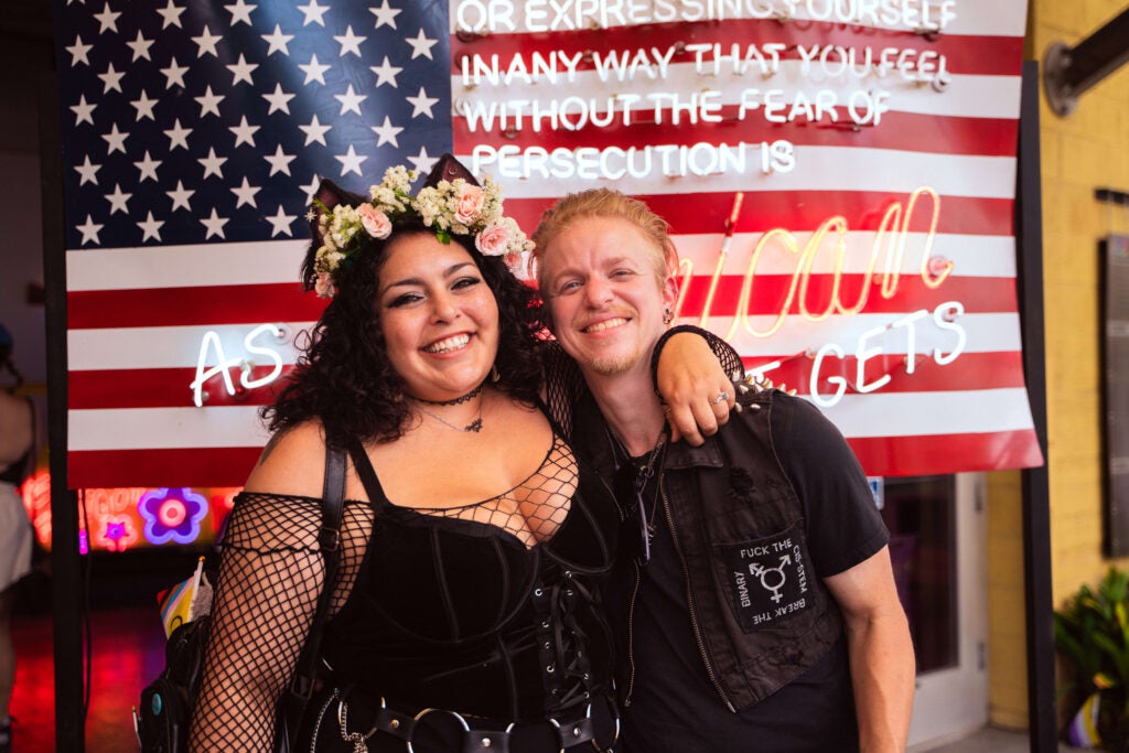 Guests at Trans Pride LA 2025