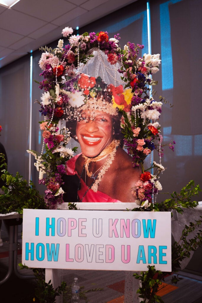 Marsha P. Johnson tribute at Trans Pride LA 2025